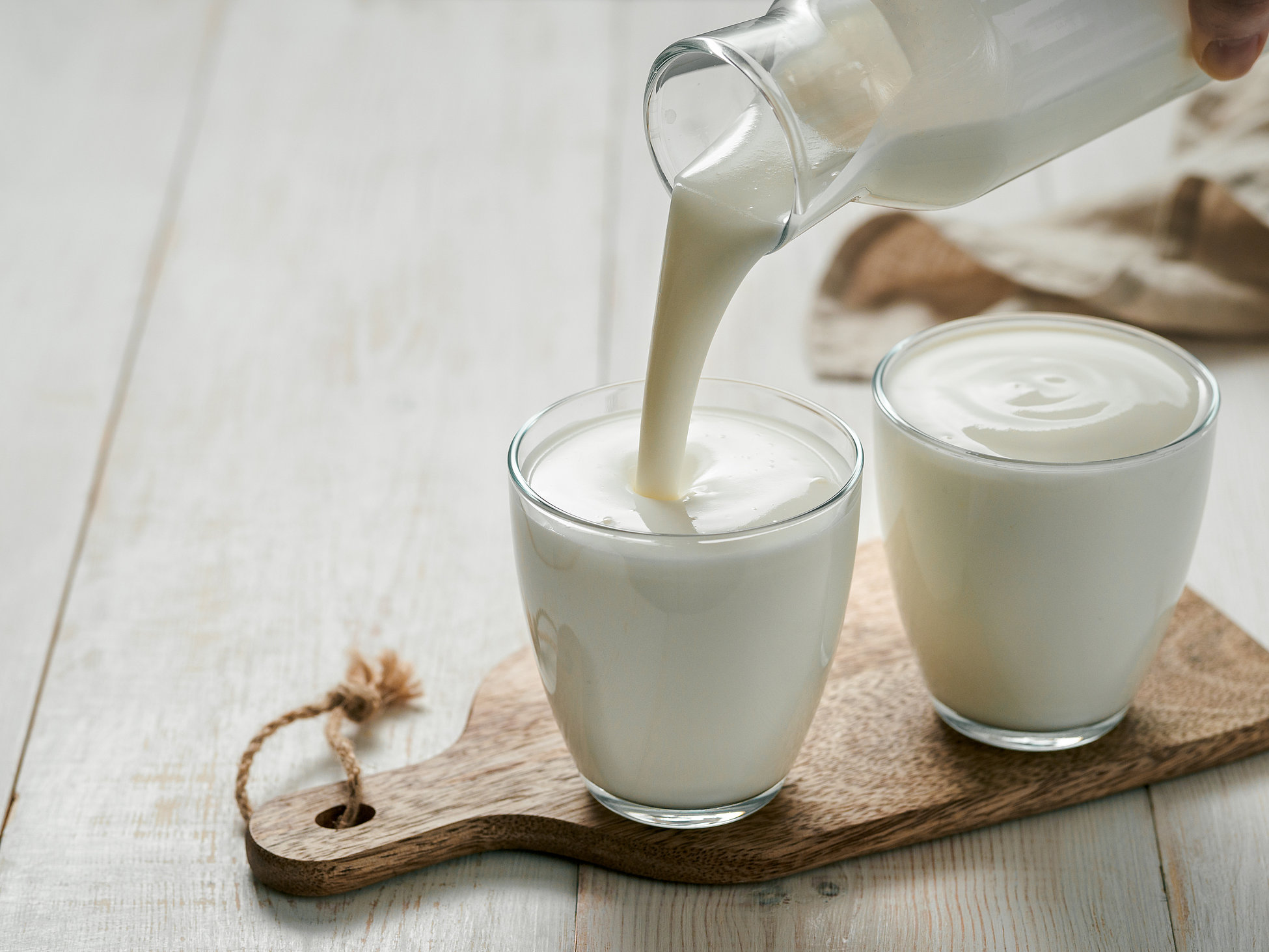 Hausgemachte Buttermilch